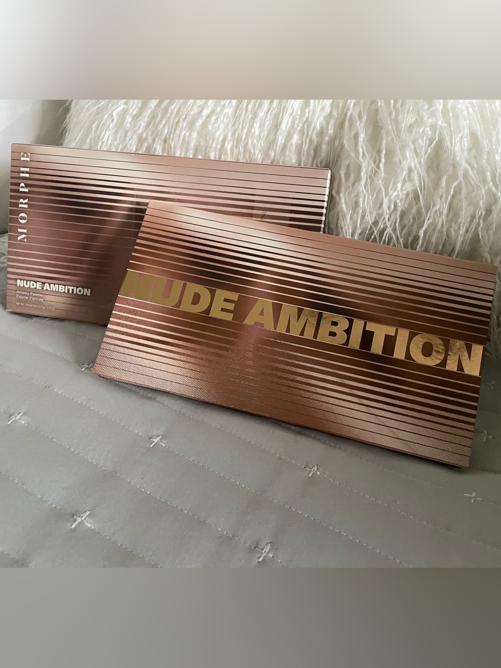 Morphe 18CT NUDE AMBITIONS Artistry Eyeshadow Palette 18 Pan Neutrals RARE